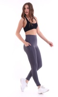 Emfure Füme Kadın Spor Tayt Çift Cepli Sıkılaştırıcı Toparlayıcı Sporcu Taytı Leggings