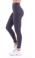 Emfure Füme Kadın Spor Tayt Çift Cepli Sıkılaştırıcı Toparlayıcı Sporcu Taytı Leggings